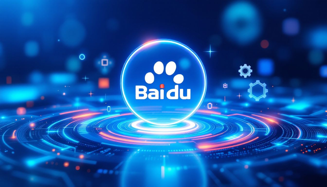 A depiction of Baidu, China's largest search engine, showcasing its interface.