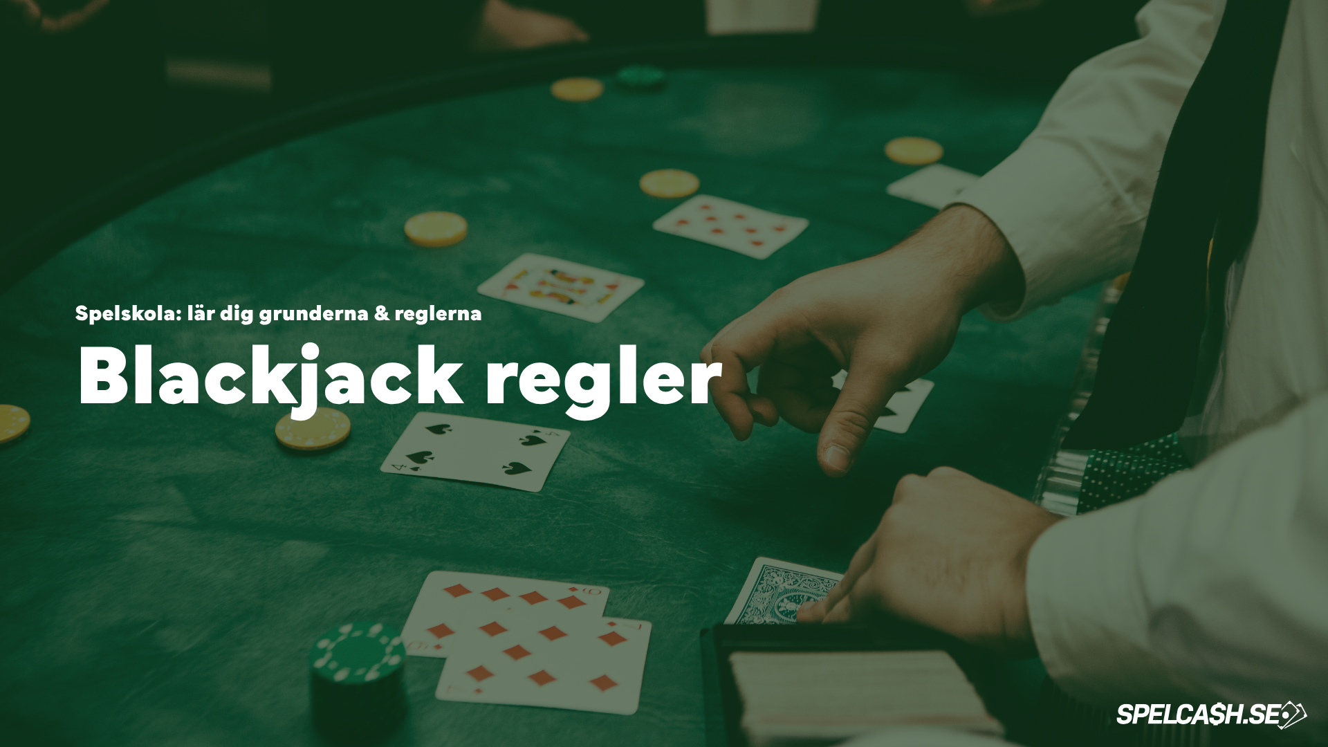 Black jack regler – spelare får två kort, ta kort eller stanna mot dealern och spela handen till 21