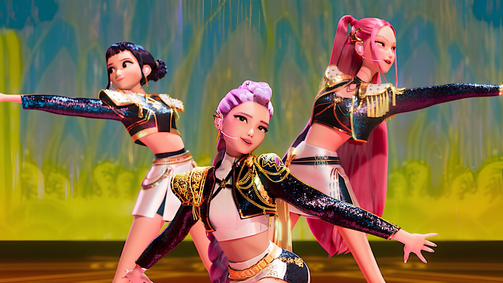 Ji-young Yoo, Arden Cho, and May Hong in KPop Demon Hunters