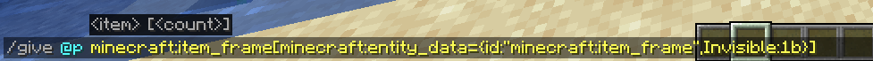 What is the Command to Get Invisible Item Frames in Minecraft Bedrock ...