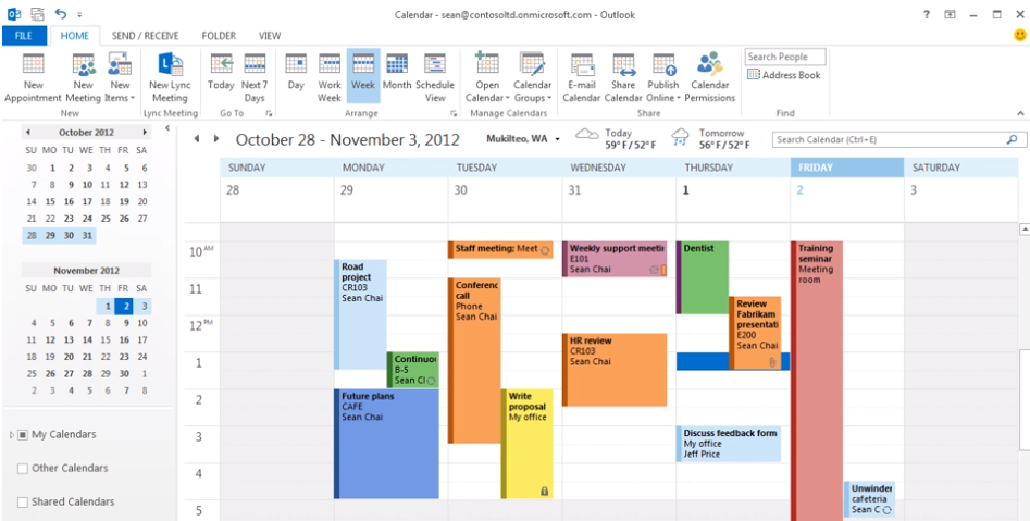 scheduling tools - microsoft outlook