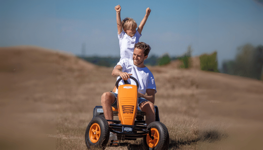 gokart berg na pedały dla dzieci i dorosłych