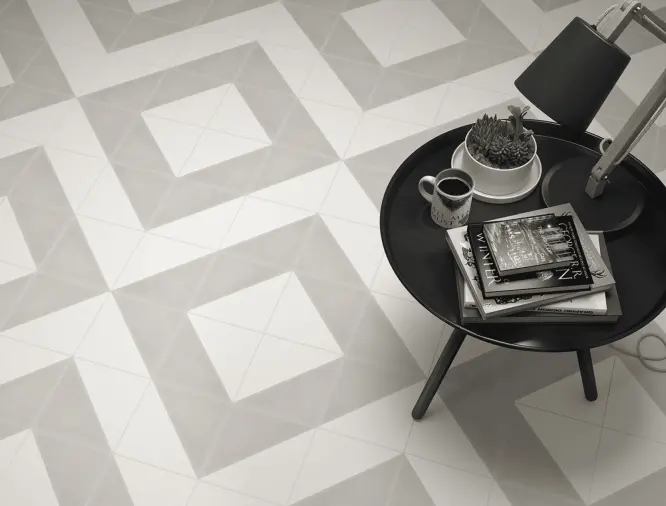 Take a look at the timeless designs of these Svenska Tre Humo Pattern Floor, Wall Tiles from Vives. 