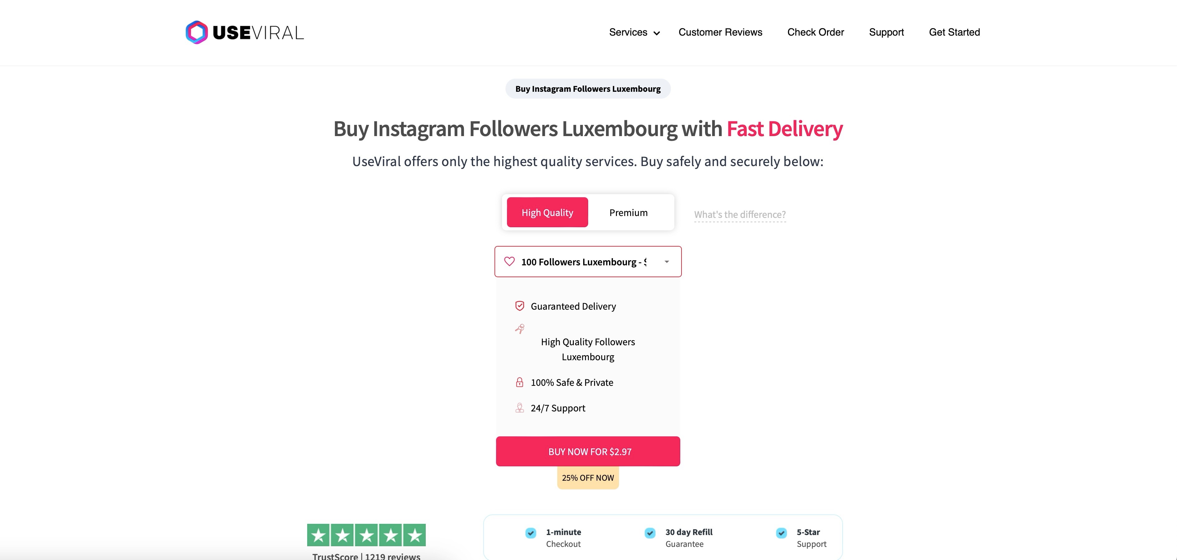 useviral buy instagram followers luxembourg page