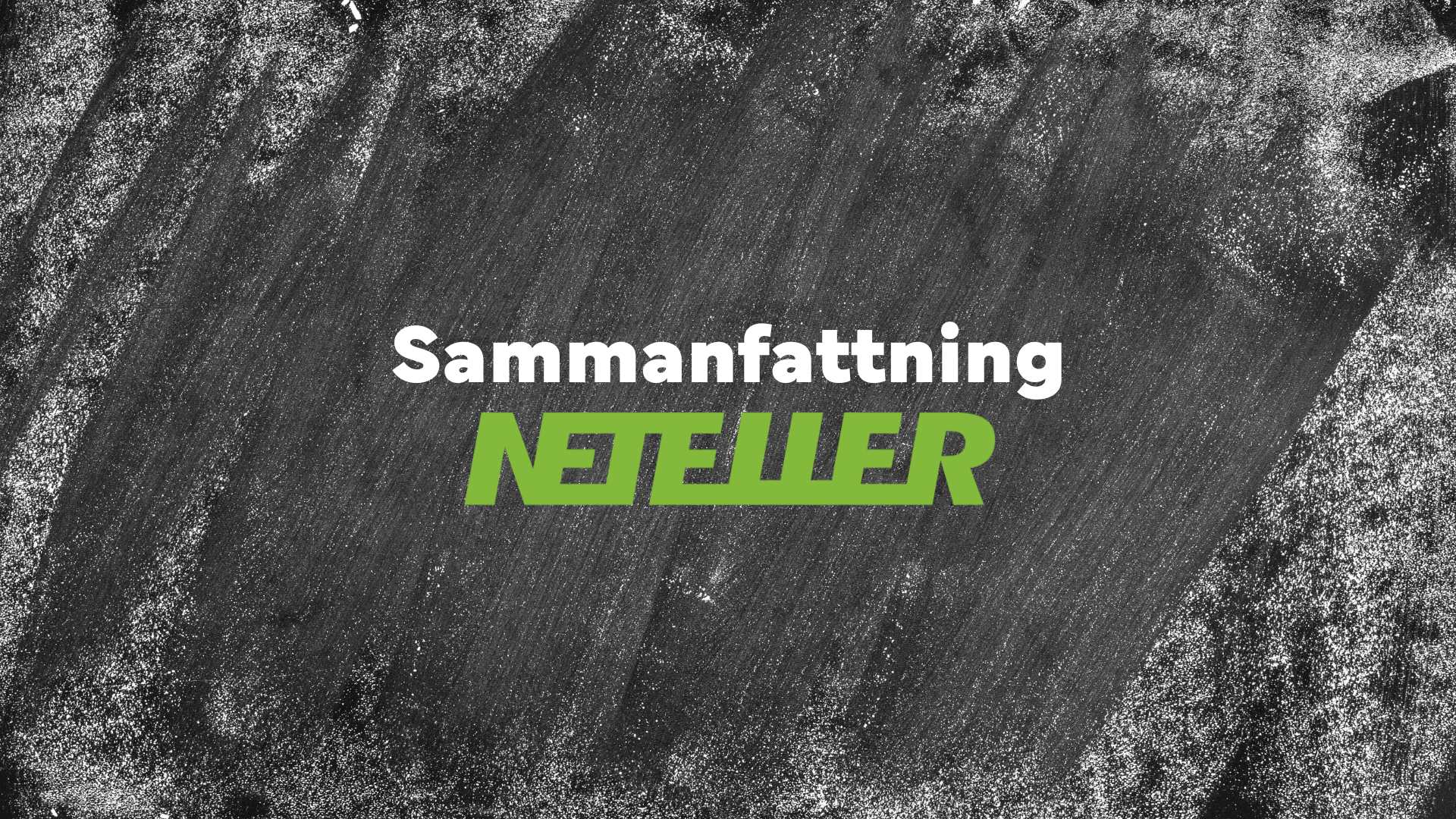 Spelbolag och casino med neteller - sammanfattning