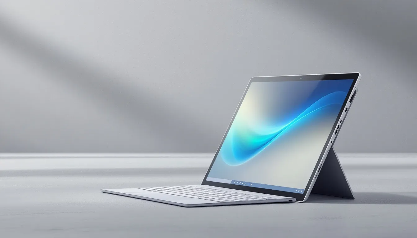 Der Microsoft Surface Pro 9 ist ideal für professionelle Anwendungen und Notizen.