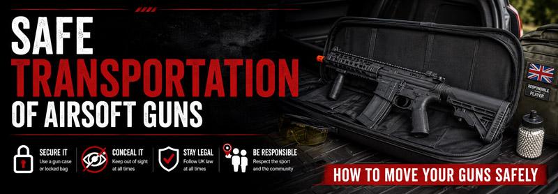 Safe Transportation of Airsoft Guns info grafic 