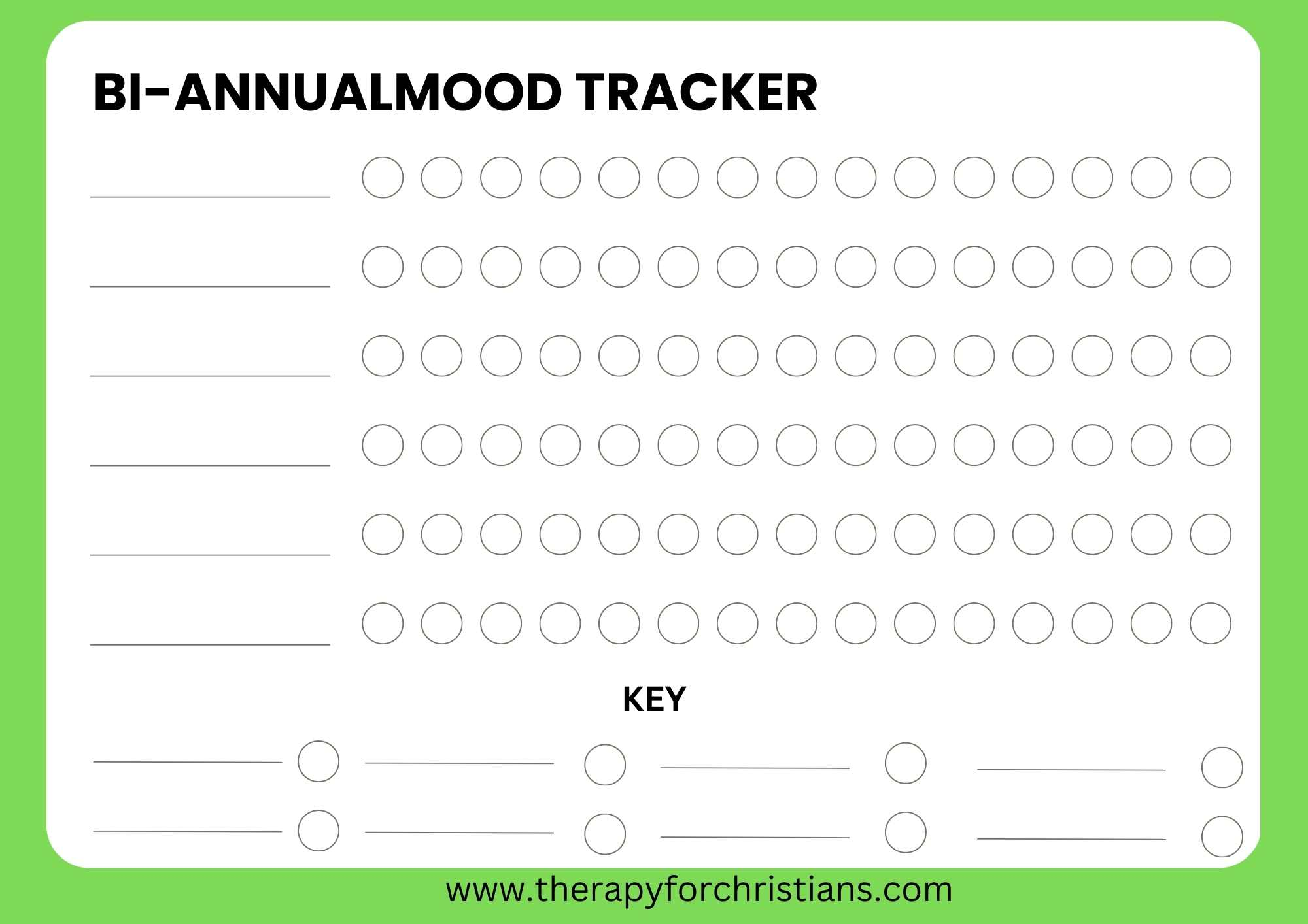 Bi-Annual Mood Tracker