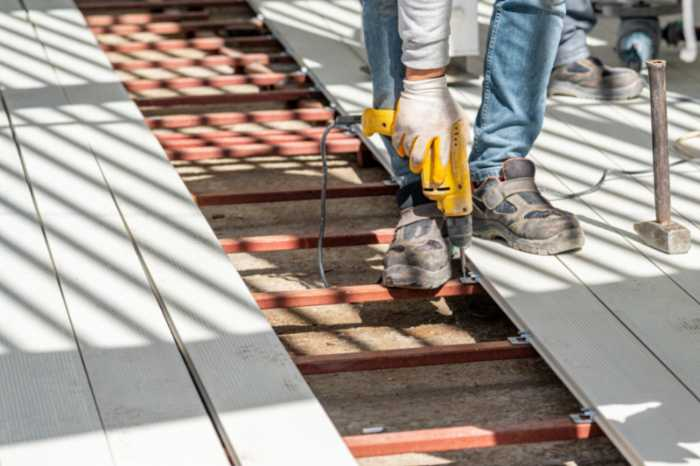 How to prepare for climate change: protect your house from wildfire. Image of composite deck materials