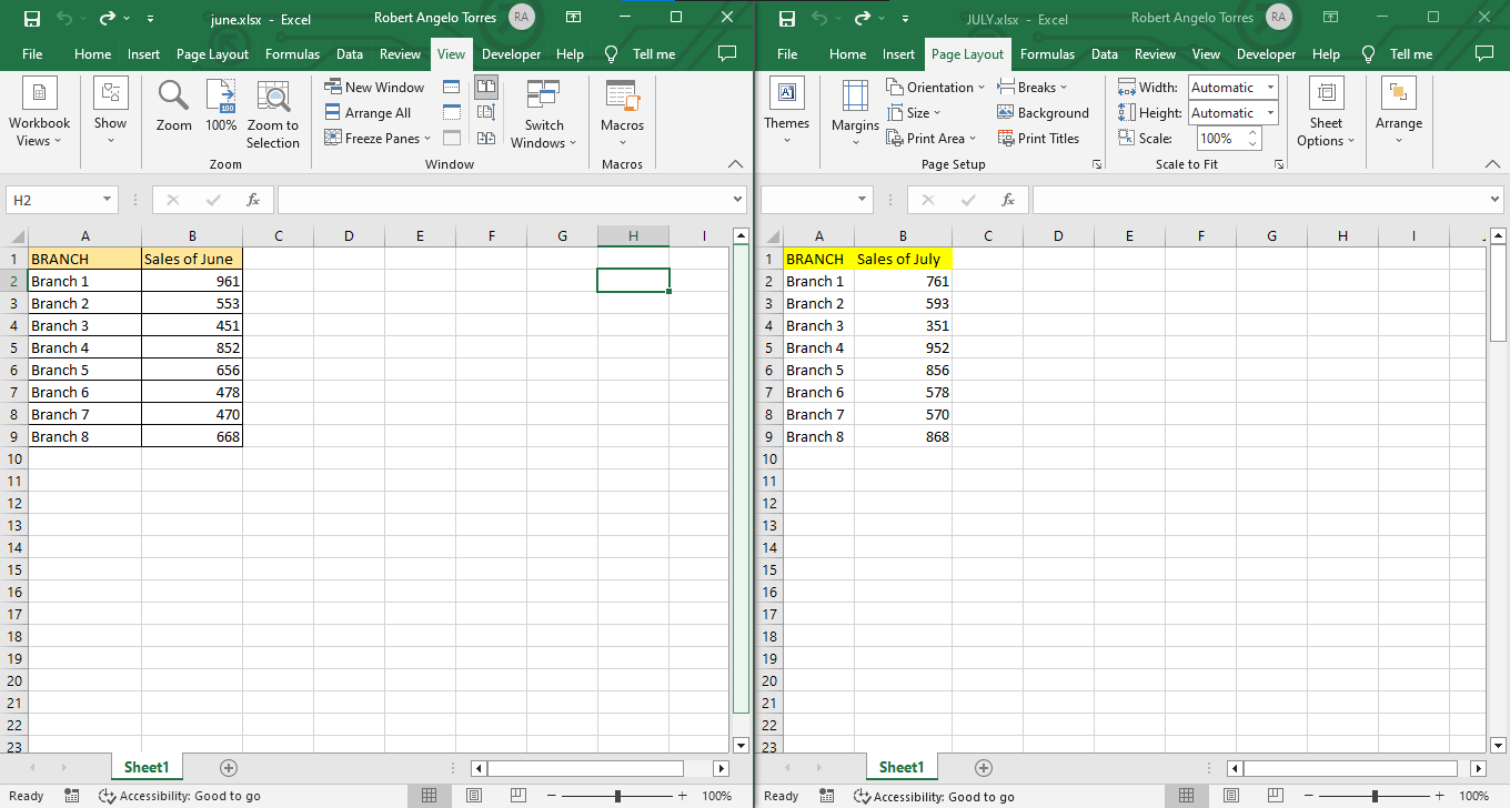 check-automatically-update-one-excel-worksheet-from-another