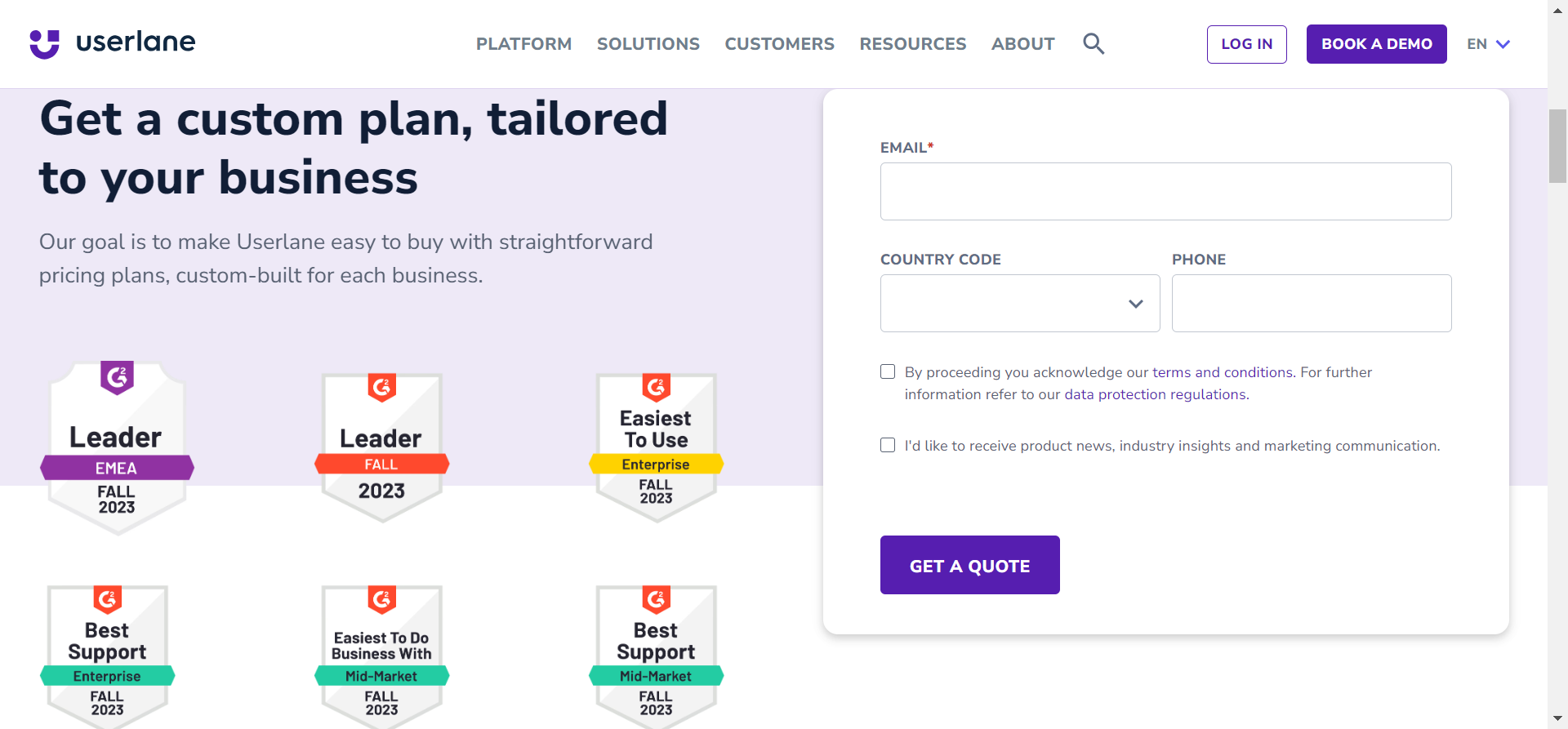 Userlane pricing