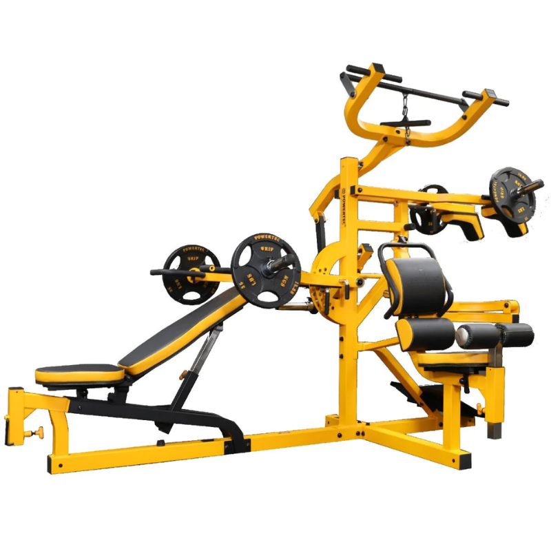 Image of the Powertec Workbench Multisystem used for shoulder training.