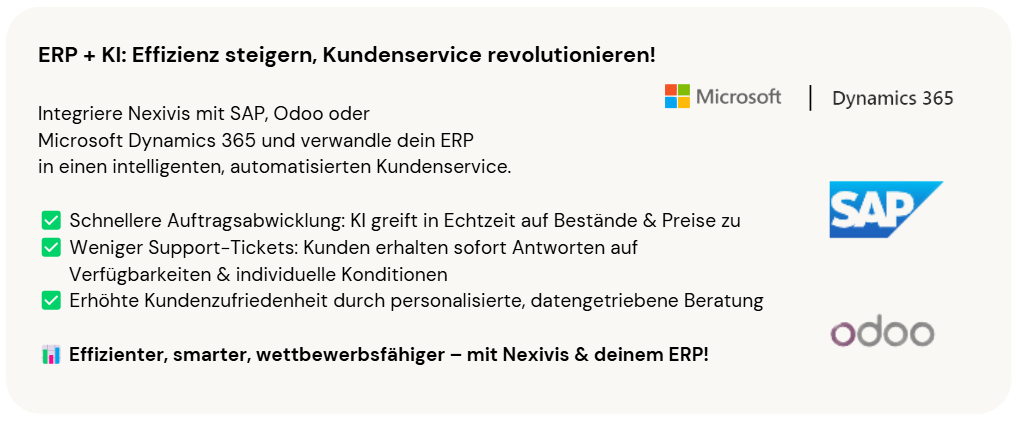 ERP et IA : plus efficace, plus intelligent avec Nexivis.ai