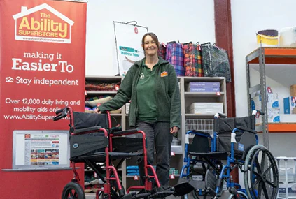 Ability superstore employee in the new store