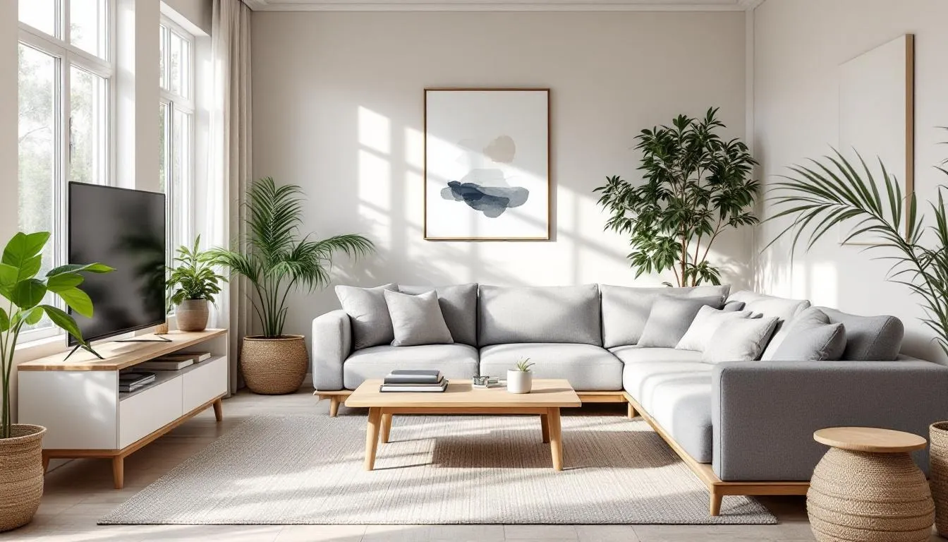 A clean and decluttered living space showcasing a fresh start for home decor.