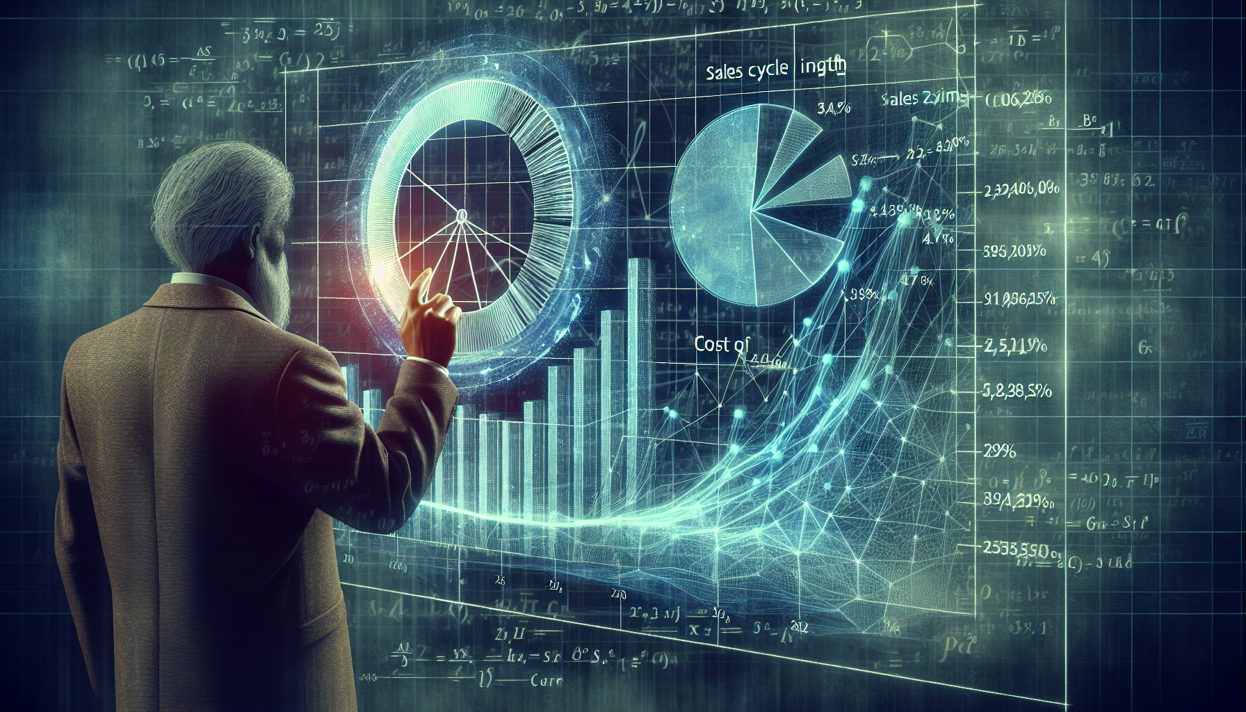 Illustration of advanced sales metrics analysis