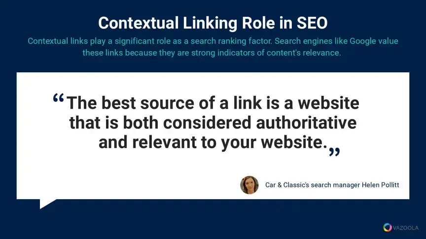 Contextual linking role in SEO