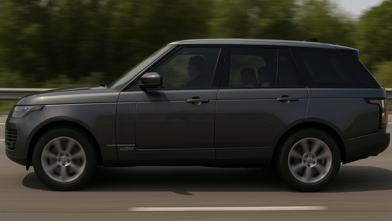 A car used for daily driving has windows wrapped with 50% tinted film
