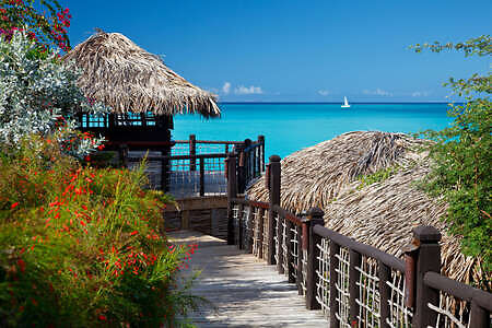 Beautiful beach side resort in Antigua