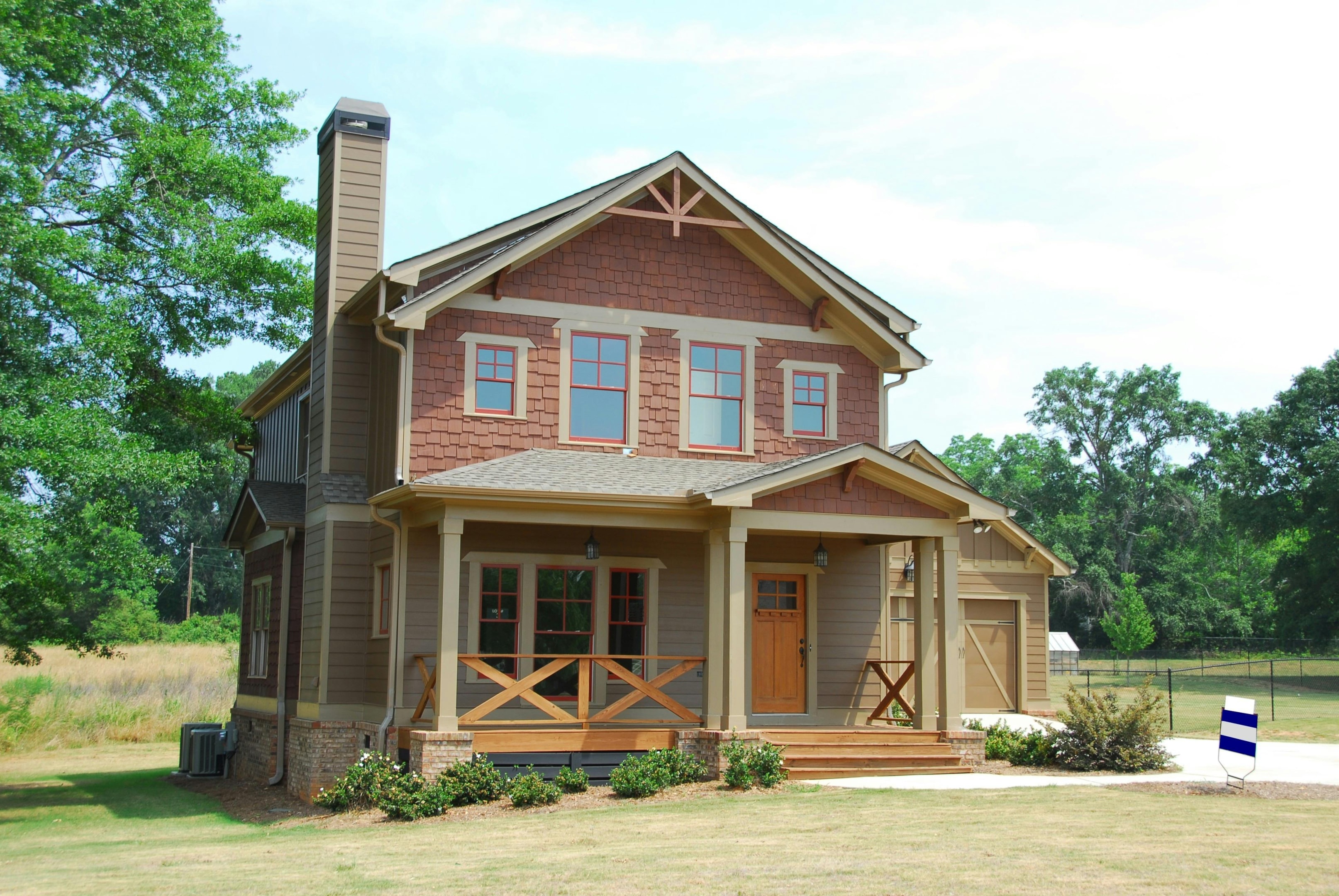 Single family house after renovations.