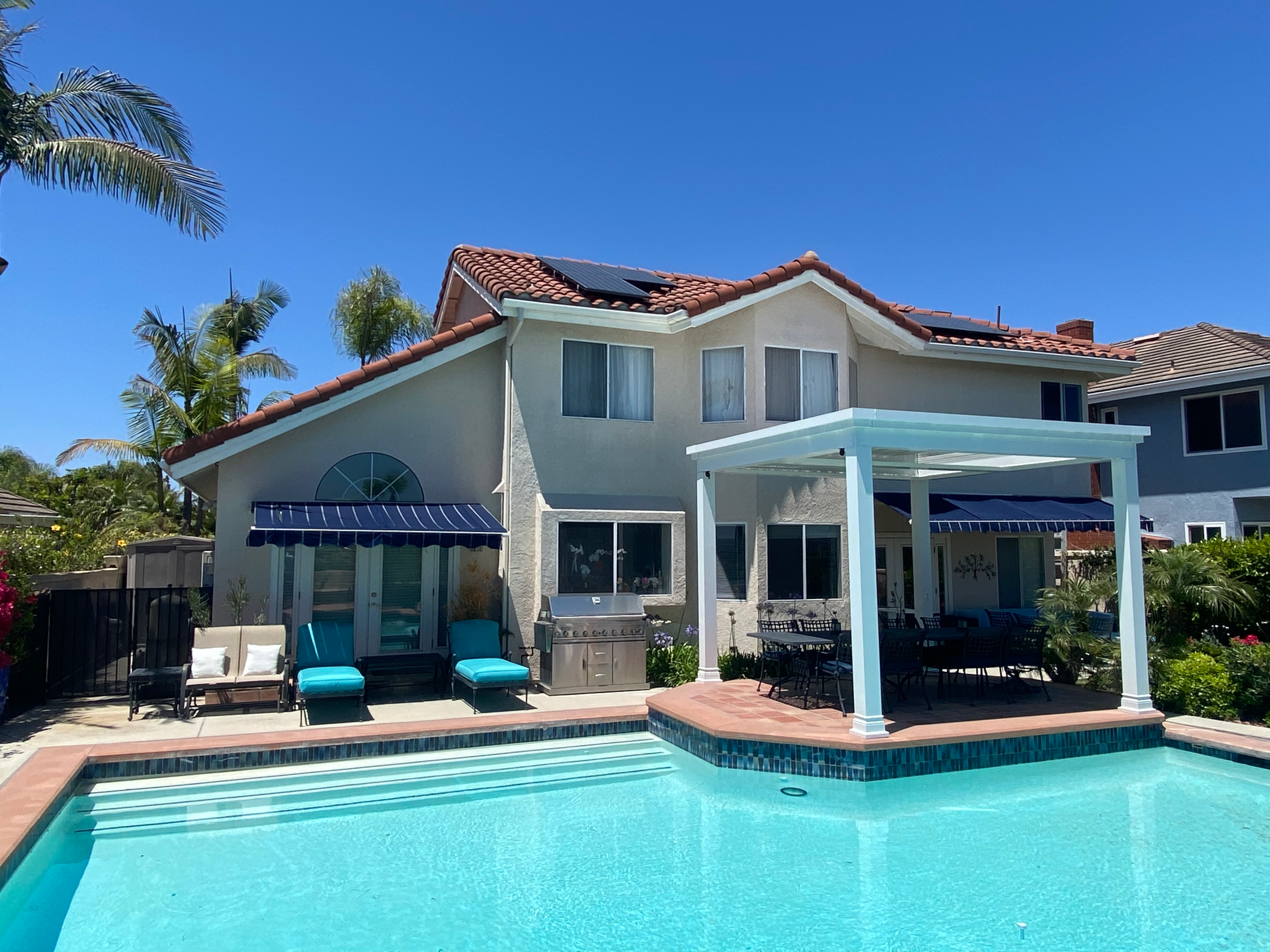 Poolside Pergola