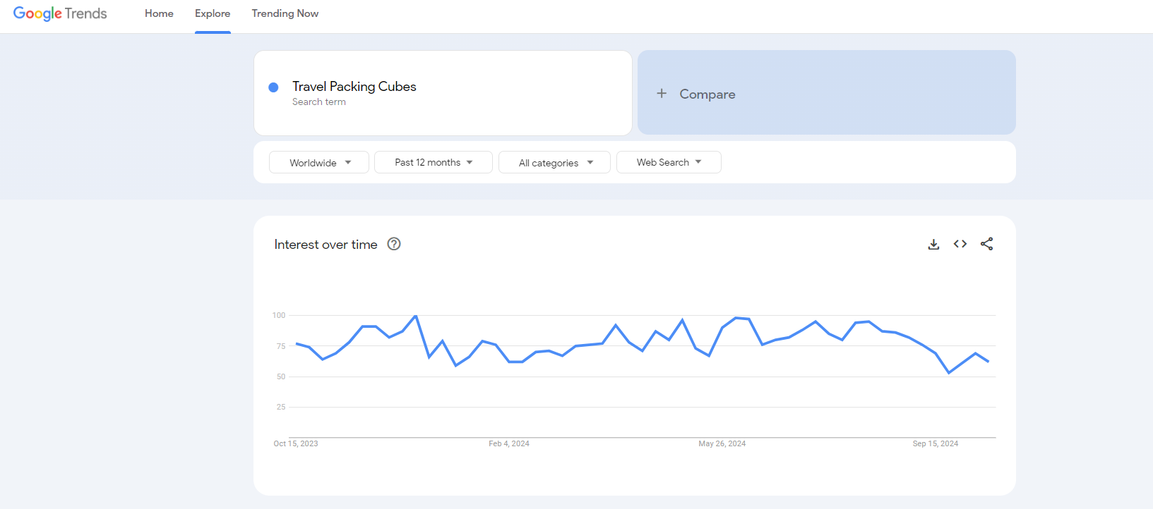 travel packing cube google