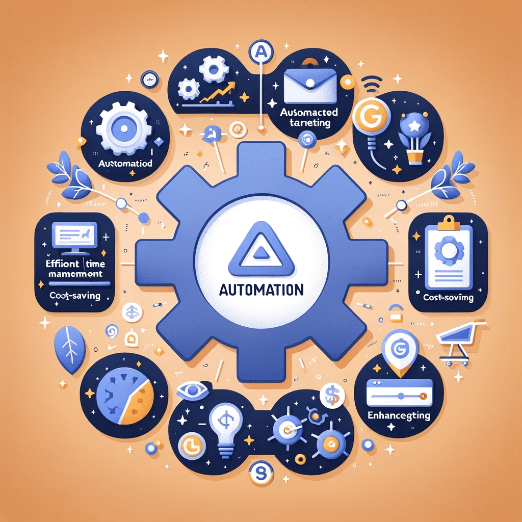 Beneficios de automatización en Ads con íconos eficientes | Posiciona.Digital