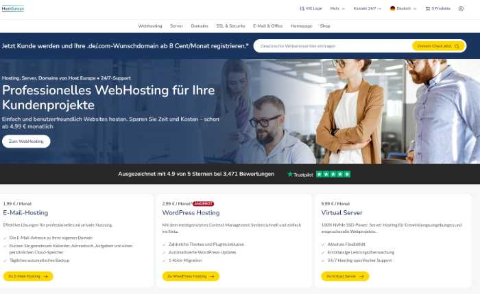 Webhosting Anbieter 