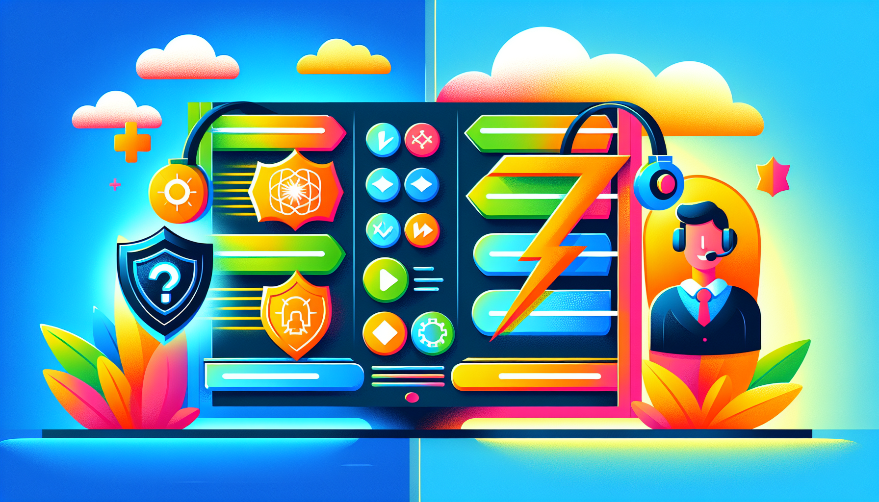 An illustration depicting the importance of choosing a reputable hosting provider for WordPress websites.