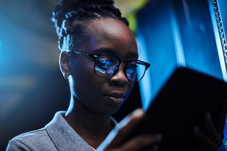 Accountant looking at authorised agent account