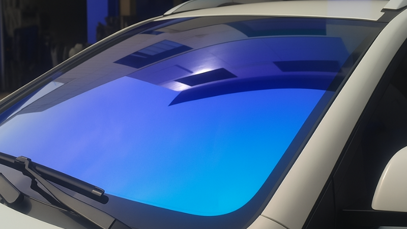 A car with windshield protection film worth the investement and avoiding costly repairs