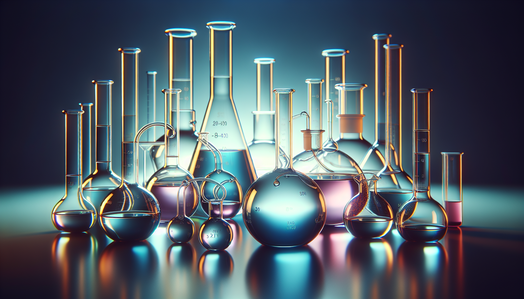 Specialized chemistry glassware types