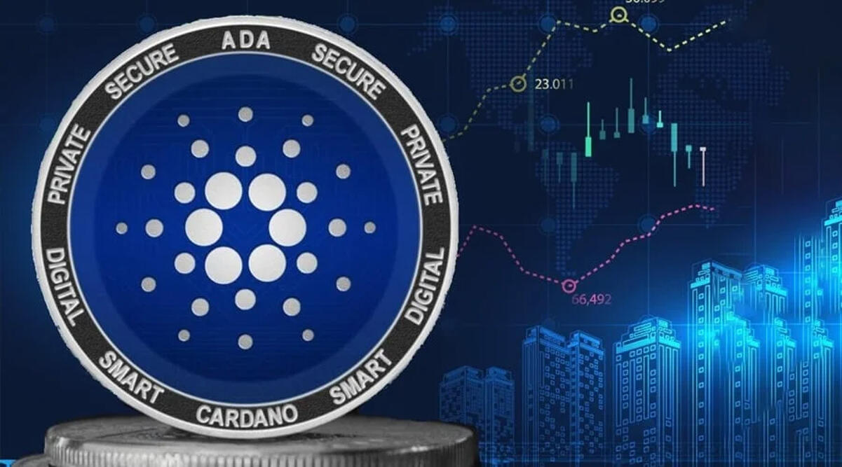 Cardano ADA token.