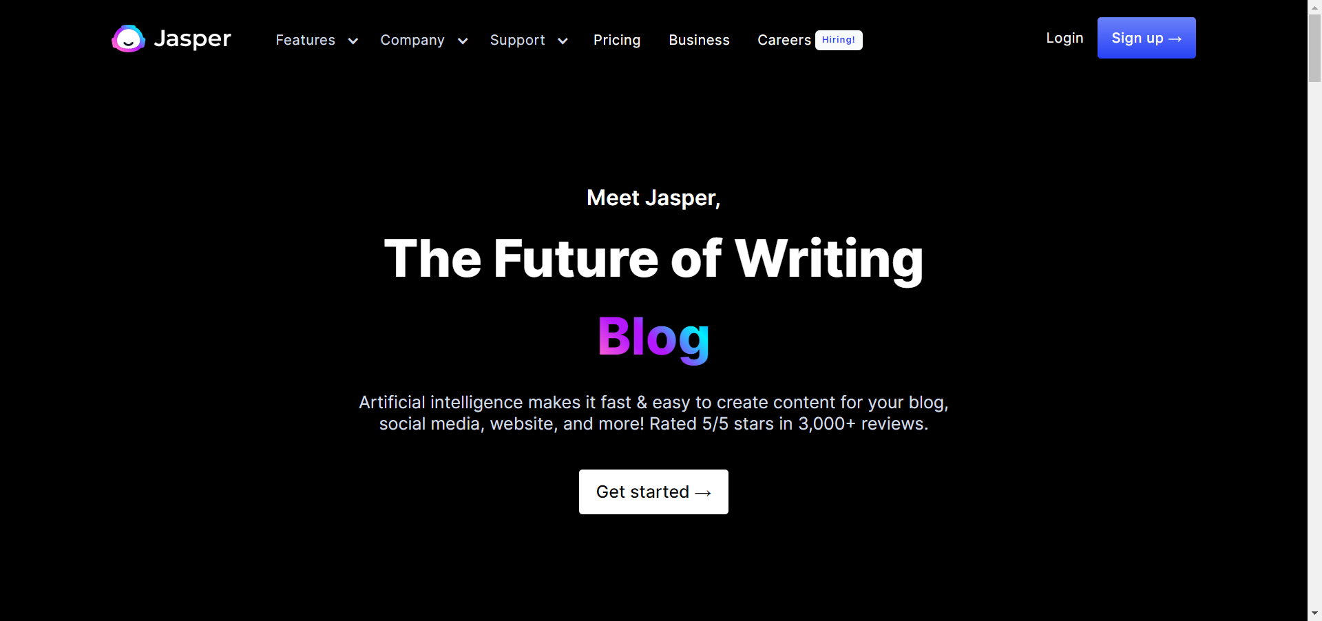 Write your blog post