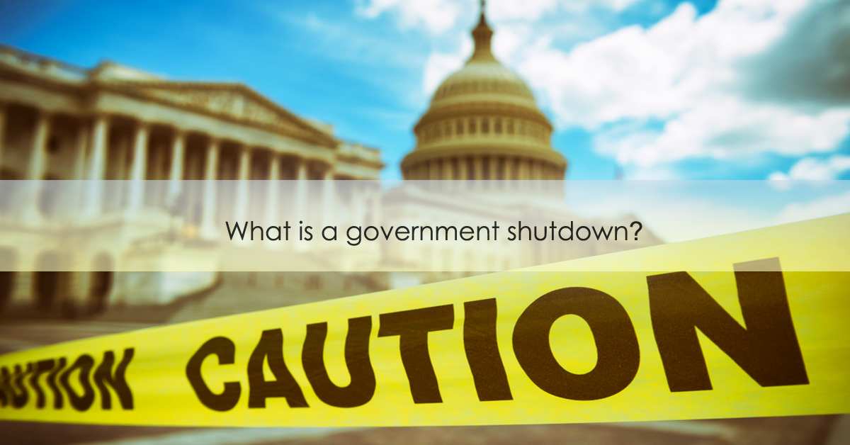 What is a government shutdown?