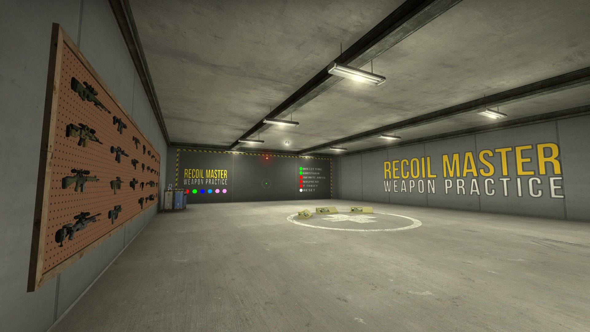 Recoil Master CSGO best map to learn and improve weapon recoil