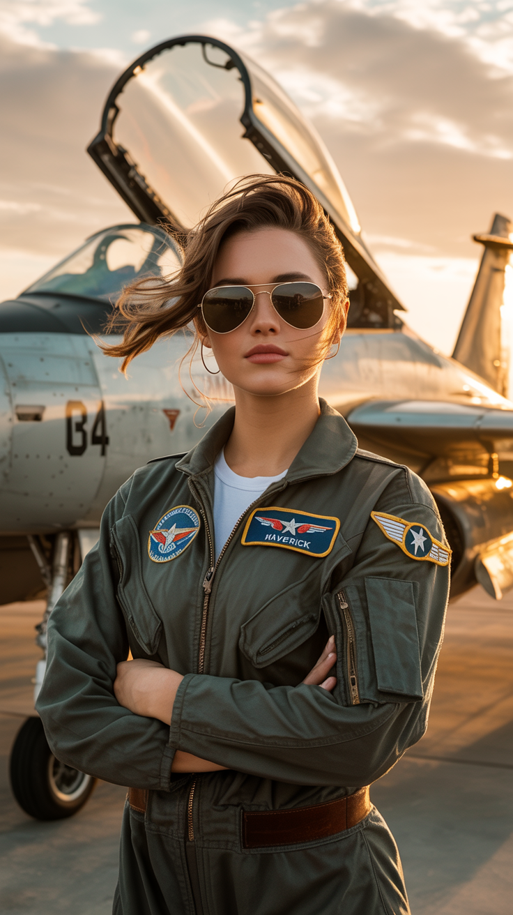 Benefit from all the fun of a Top Gun Halloween Costume, find your perfect size and go as an individual or squad