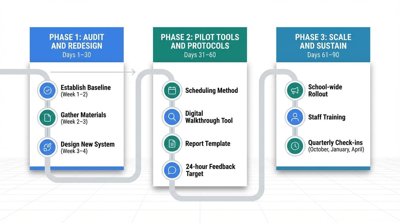 Putting It All Together: A 90-Day Plan to Fix Your Evaluation Workflow