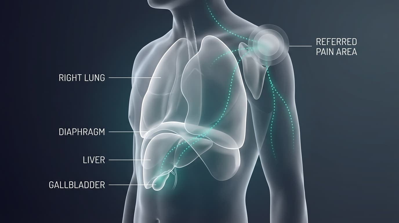 Visceral (Organ) Causes of Right Shoulder Pain in Females