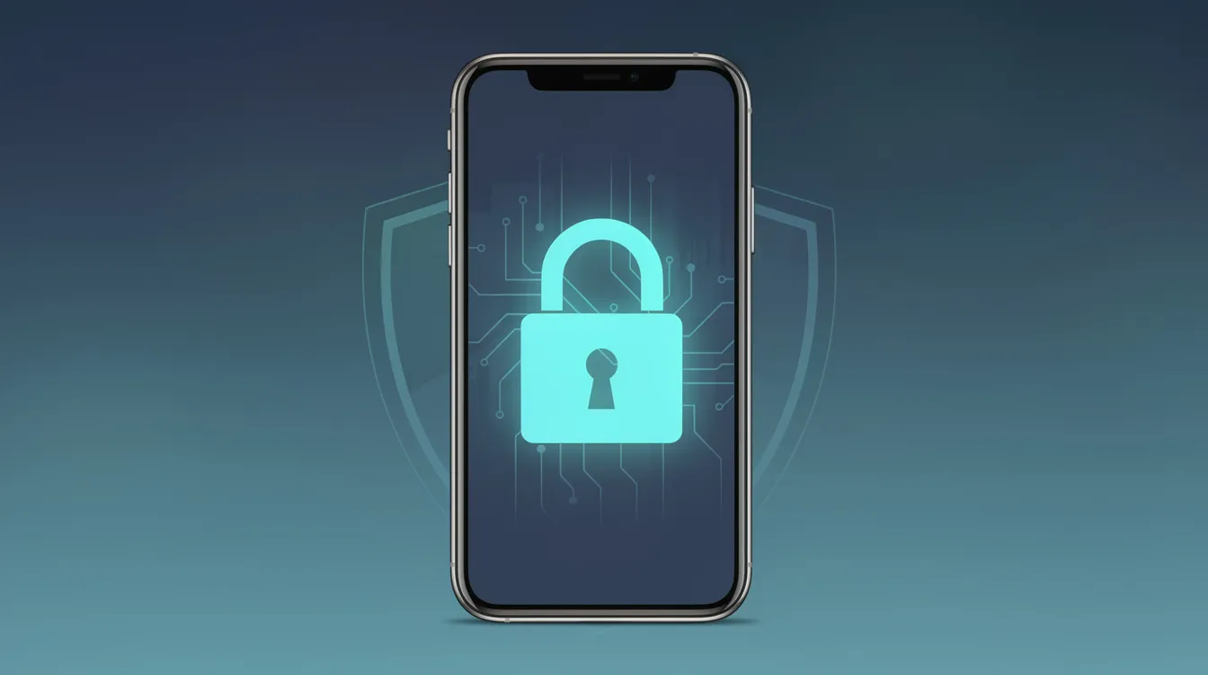 The image features a digital padlock icon prominently displayed on a smartphone screen, representing the importance of account security. This visual emphasizes the need for features like双重验证 and防骗 measures to protect against potential scams and unauthorized access to your whatsapp账户.