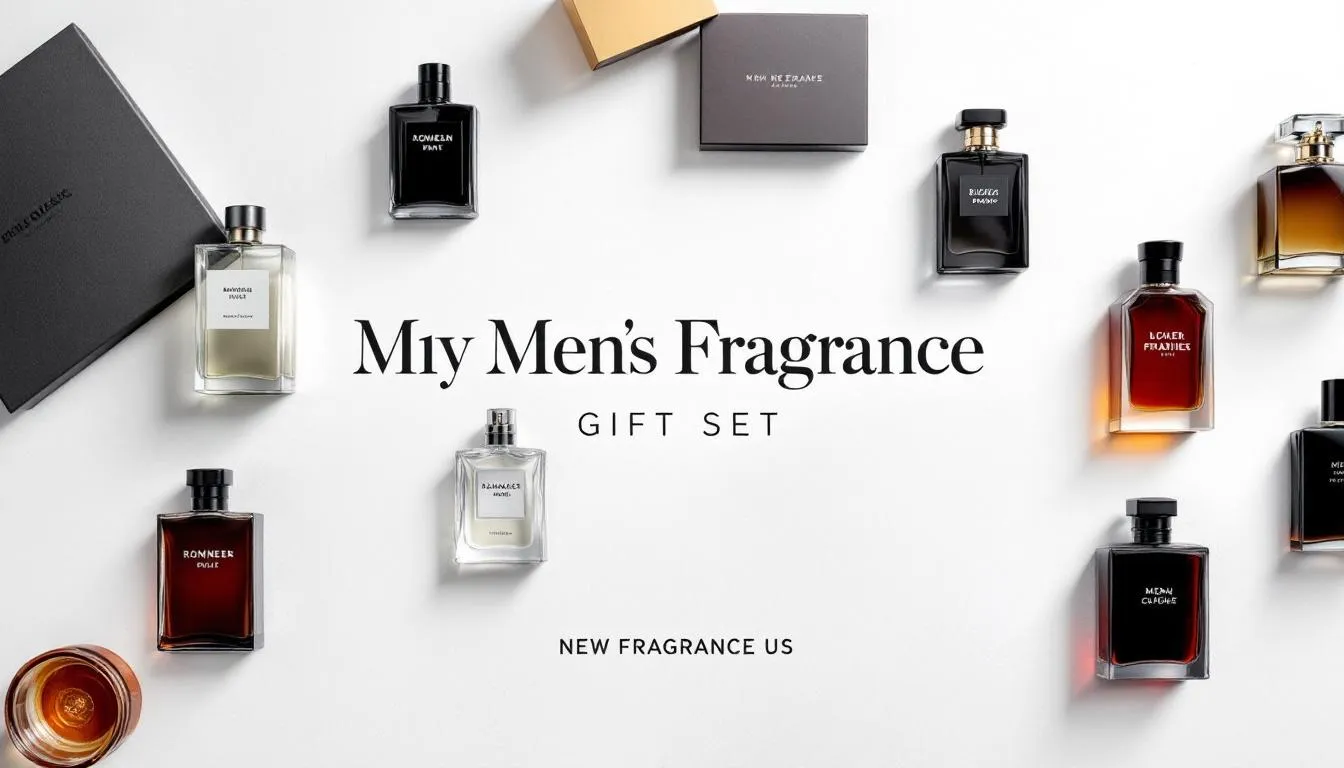 Parfum cadeausets voor hem, met verschillende merken en geurflessen.