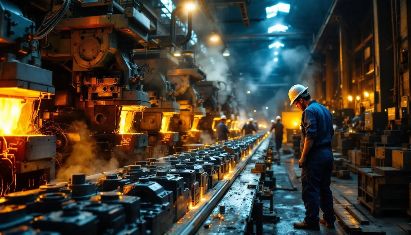 Applications of products from die casting factories in various industries.