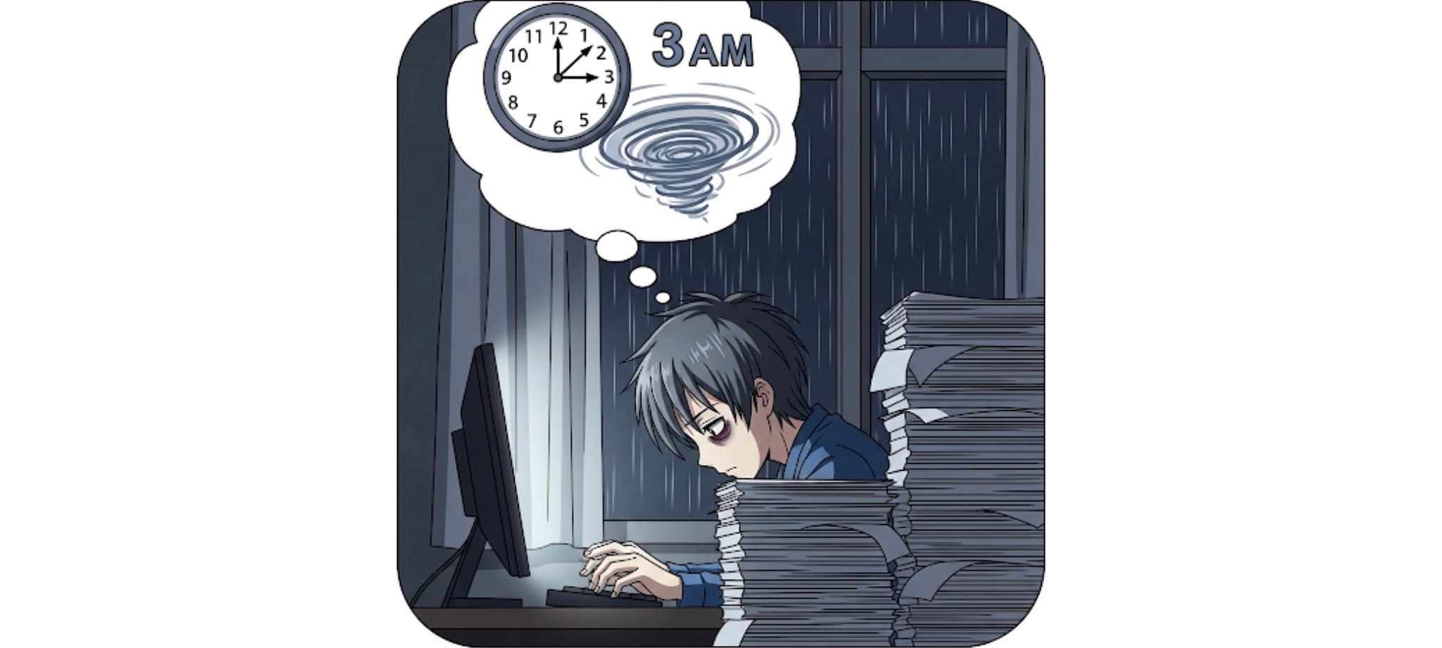 睡眠不足與工作壓力會造成暫時性眼袋