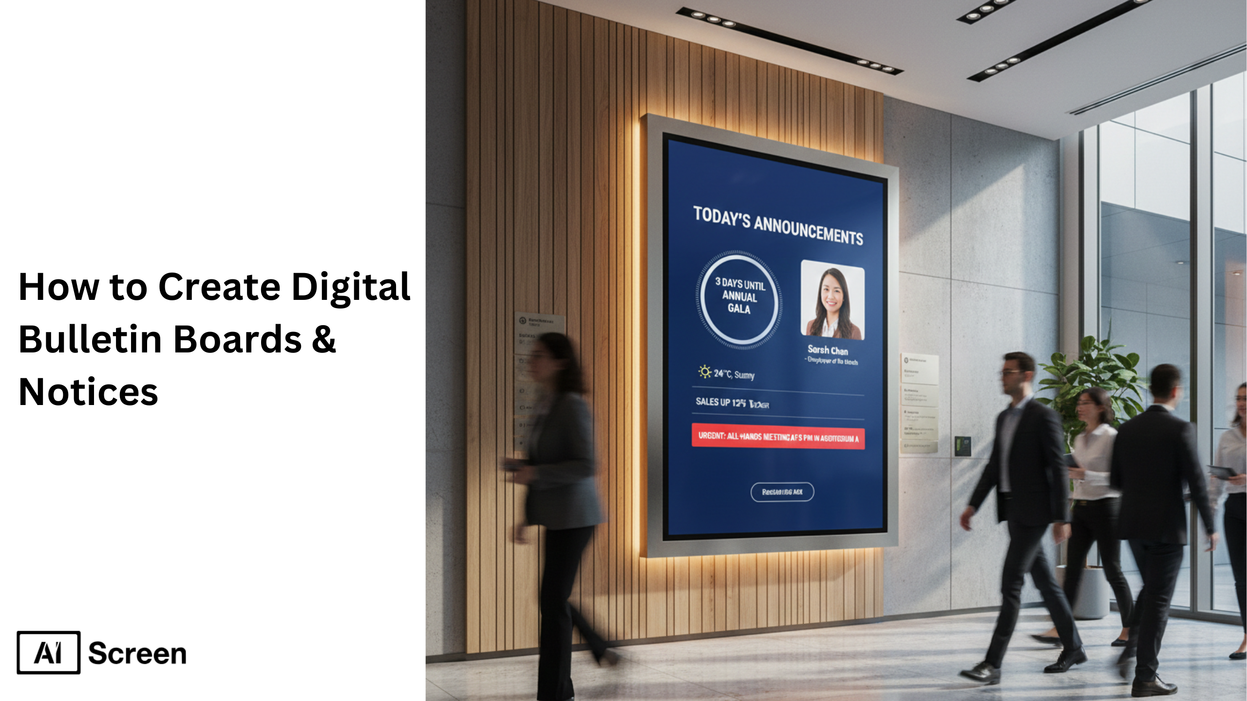 digital bulletin boards & notices