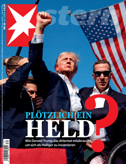 Stern Magazin mit Donald Trump auf Titelblatt