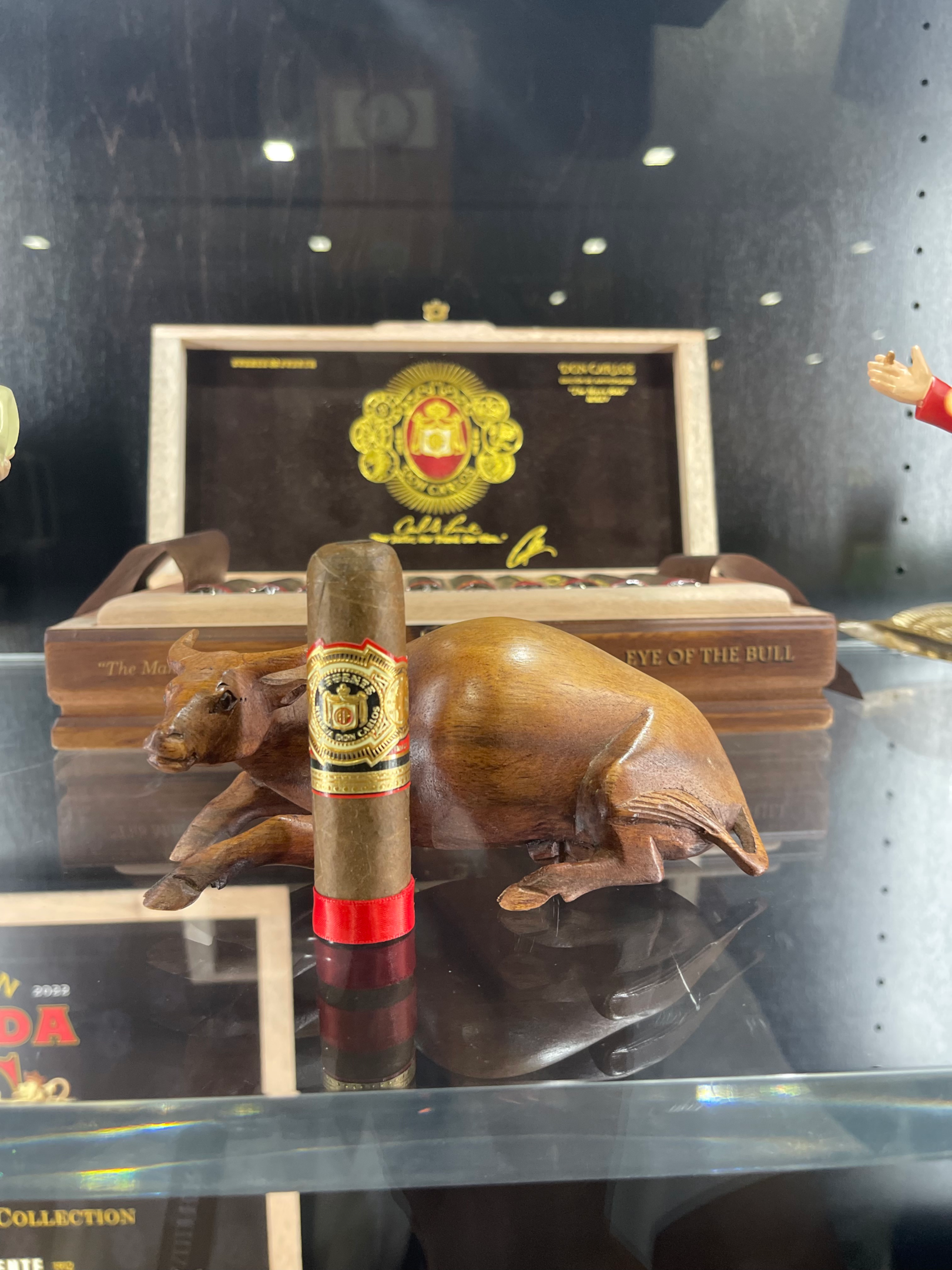 An image showcasing the latest additions to Arturo Fuente's collection of cigars, Don Carlos Eye of the Bull