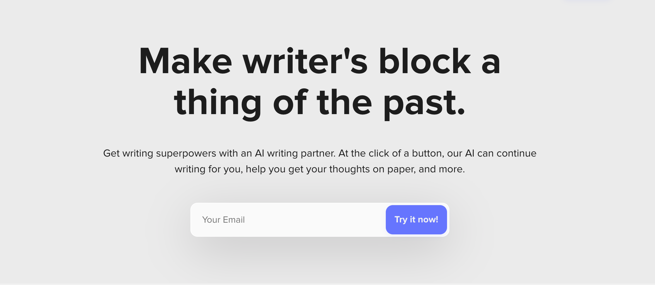 ShortlyAI - The Best Tool To Counter Writer's Block?