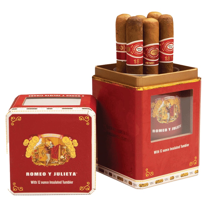 Romeo y Julieta Cigar & Tumbler Gift Set - Best for Wine Enthusiasts