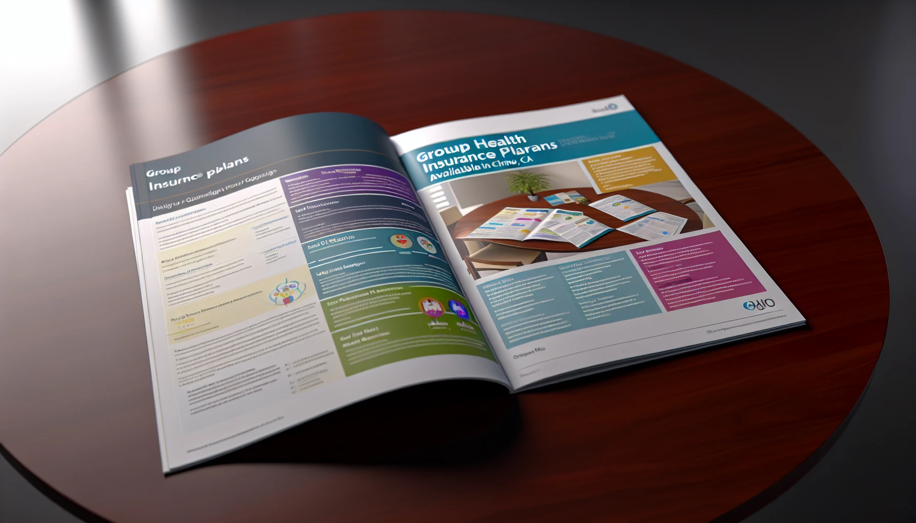 Group health insurance plan brochure