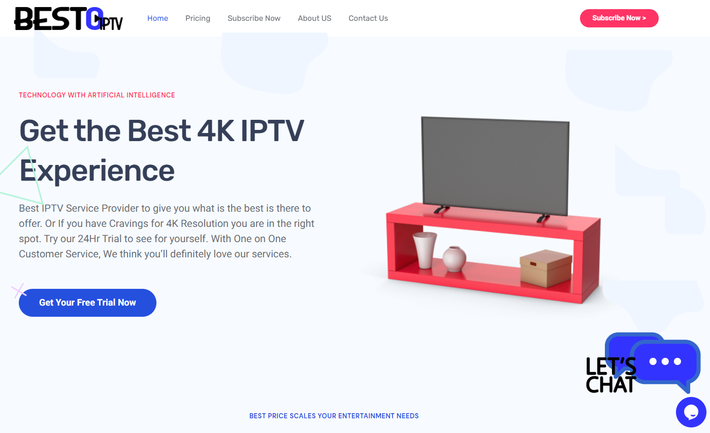 besto iptv home page